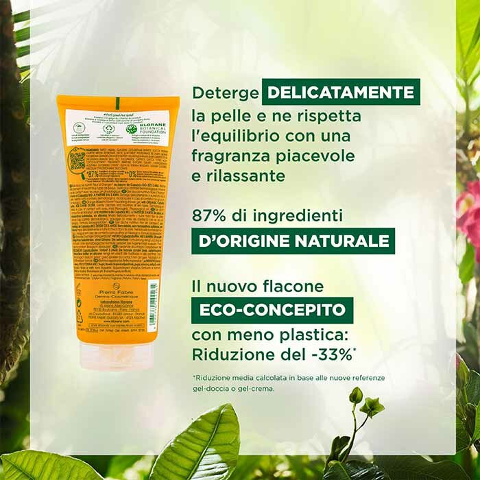 Klorane Gel Doccia Nutritivo Al Burro Di Cupuacu BIO 200 ml