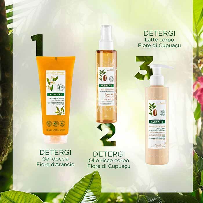 Klorane Gel Doccia Nutritivo Al Burro Di Cupuacu BIO 200 ml