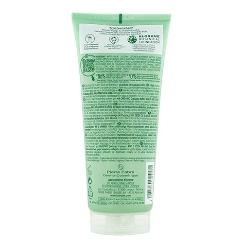 Klorane Gel Doccia Nutritivo  Profumo Linfa di Bambù 200 ml