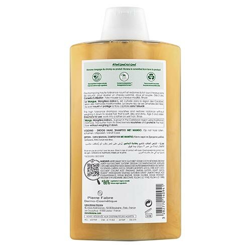 Klorane Shampoo al Mango Nutriente Capelli Secchi 400 ml