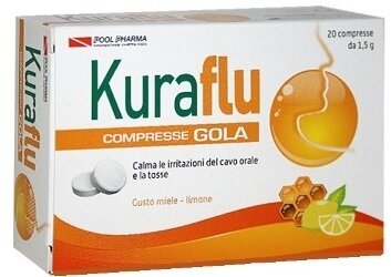 Kuraflu gola limone/miele 20 compresse