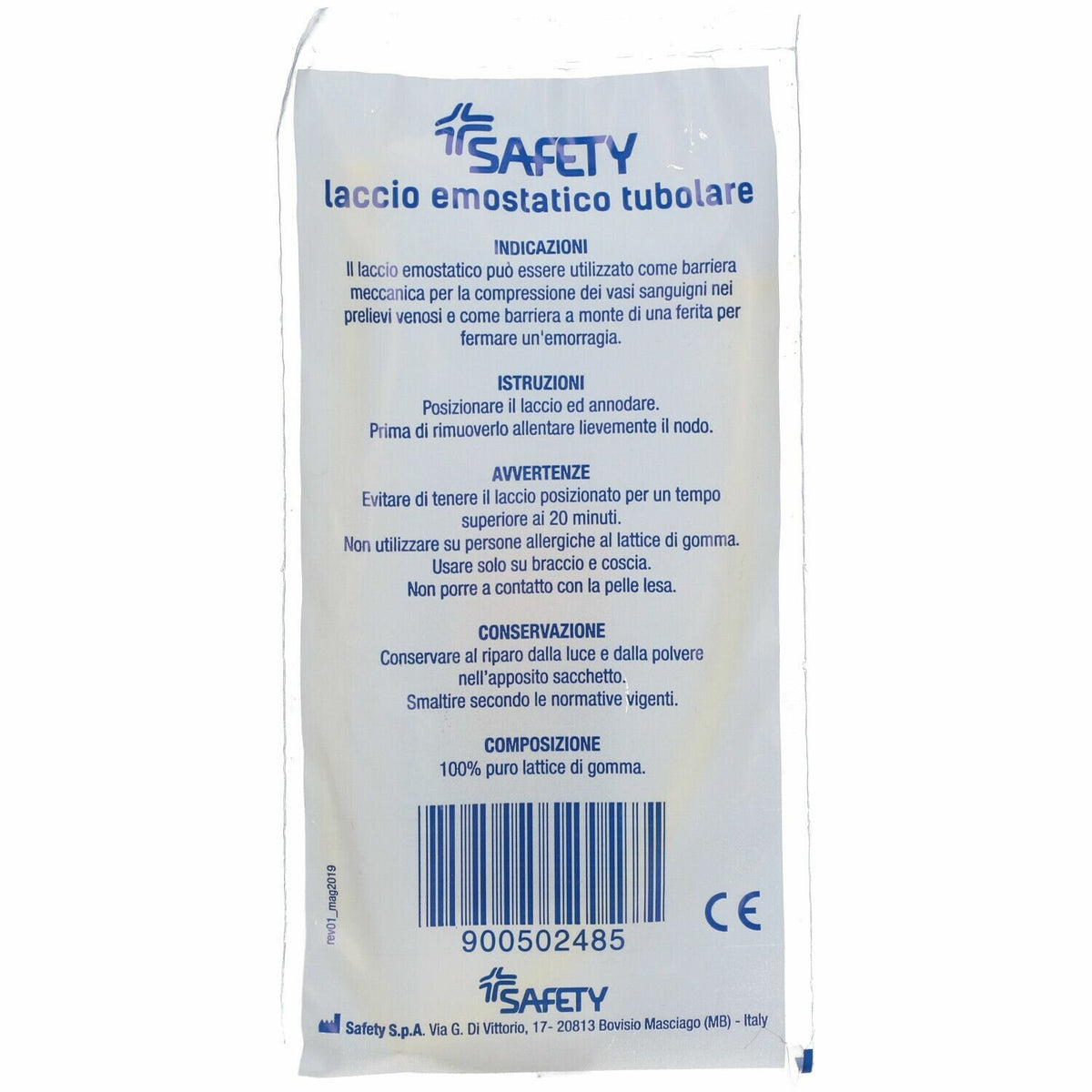 Laccio emostatico tubolare 30 cm