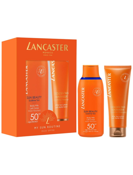 Lancaster body milk spf50+tan