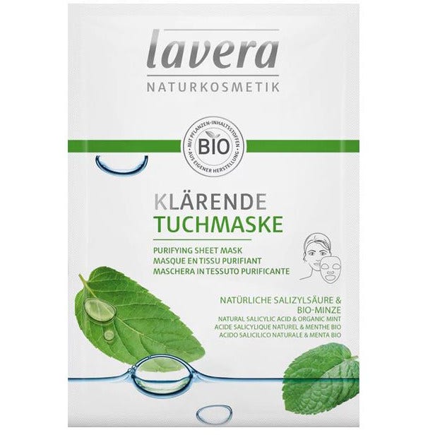 Lavera maschera tessuto purificante