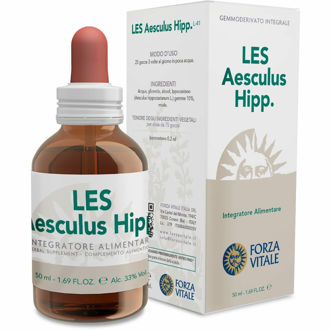 Les aesculus hippocastanum gocce 50 ml