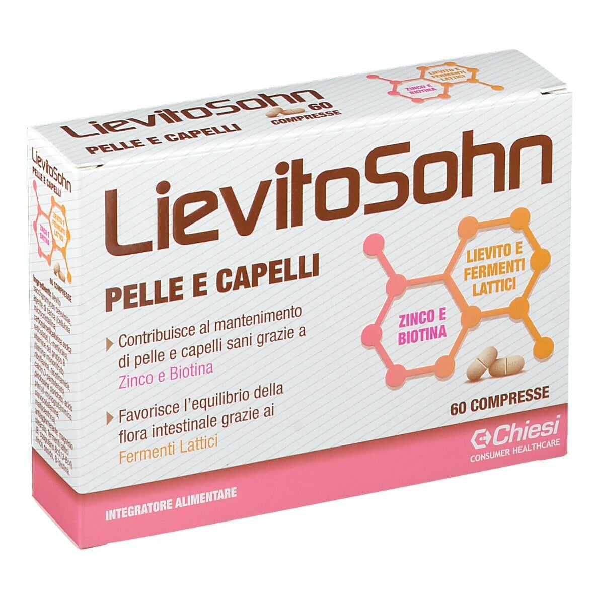 LievitoSohn Pelle e Capelli con Fermenti Lattici 60 compresse