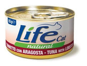 Life pet care cibo umido tonno e aragosta per gatti adulti 85g