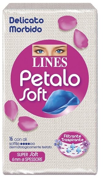 Lines petalo soft ali 16 pezzi