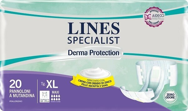 Lines special dermatologico pan maxi xl 20 pezzi