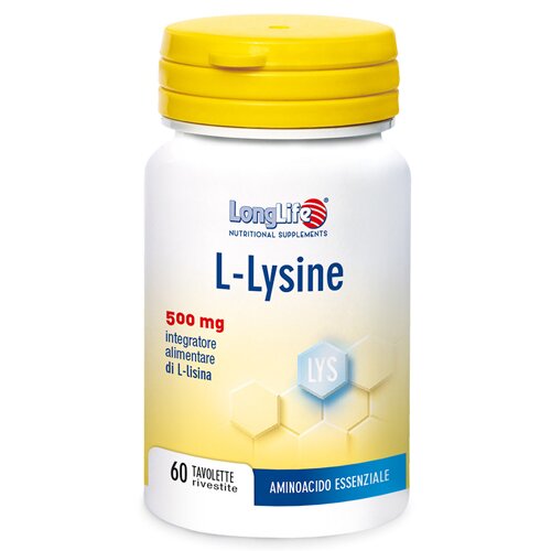 Longlife l-lysine 500mg 60 tavolette