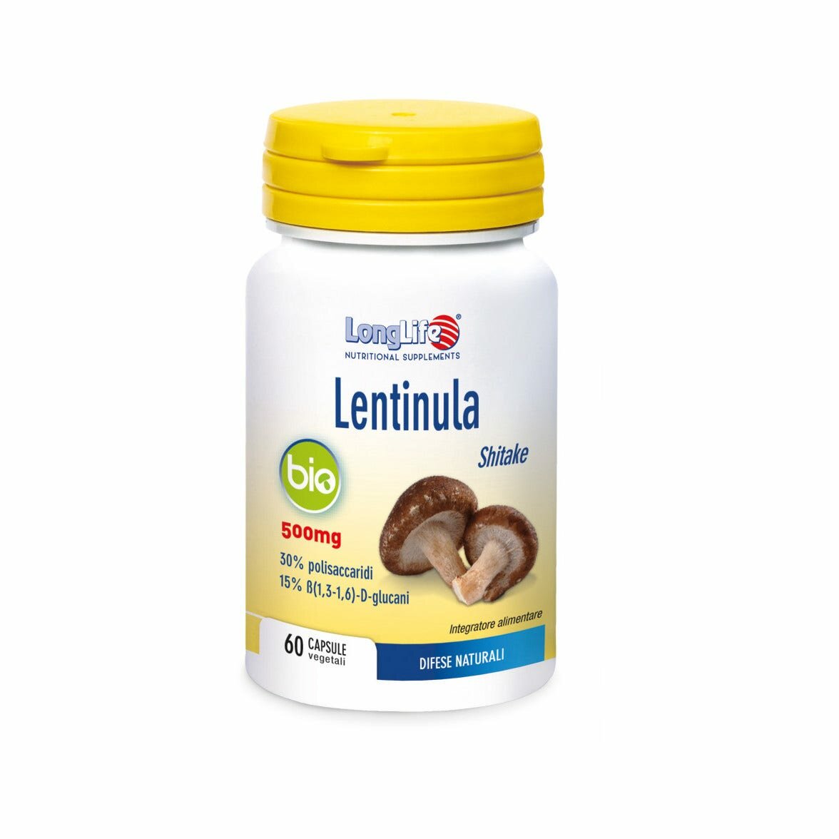 Longlife lentinula bio 60cps