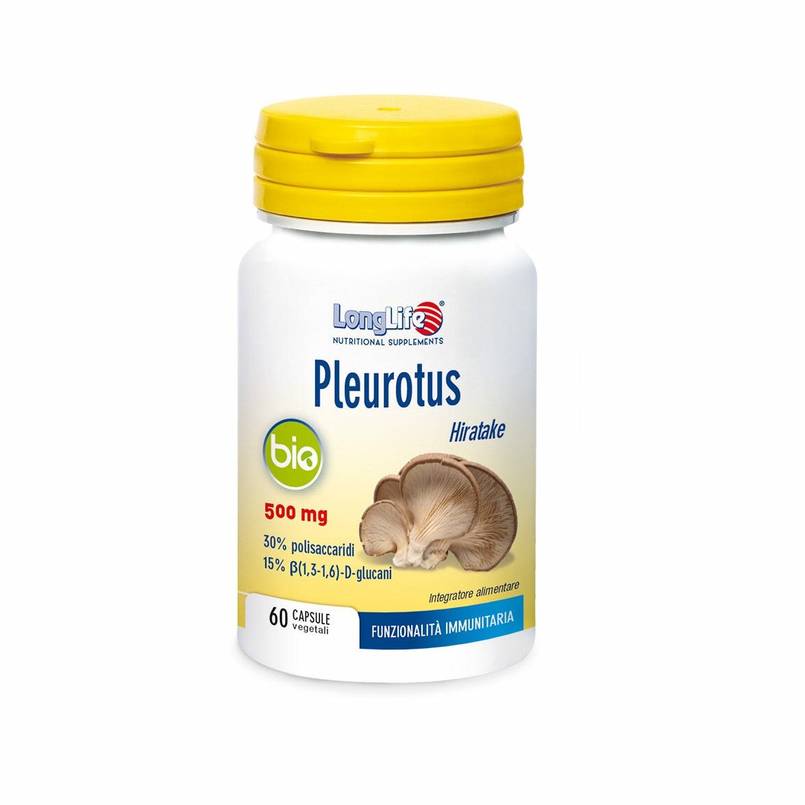 Longlife pleurotus bio 60cps
