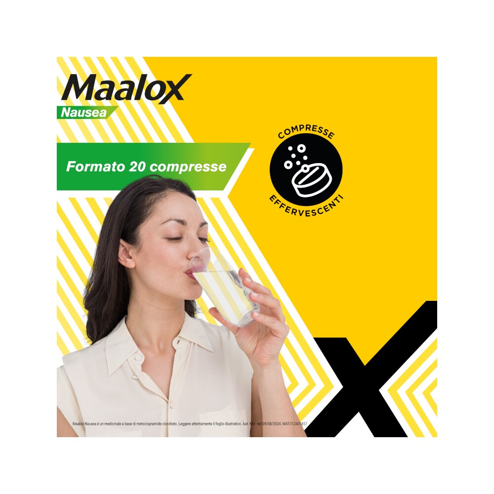 Maalox nausea 20 compresse effervescanti