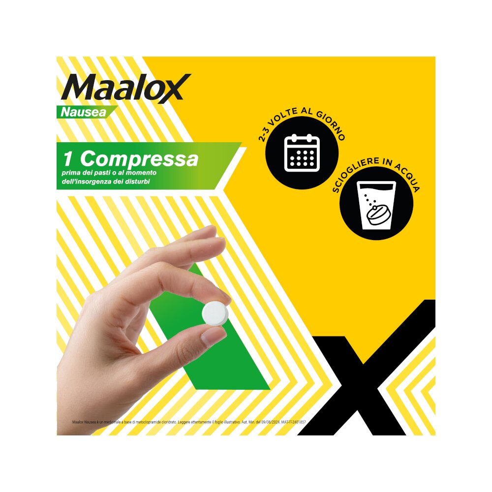 Maalox nausea 20 compresse effervescanti
