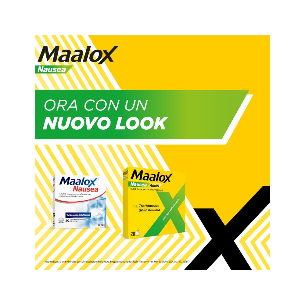 Maalox nausea 20 compresse effervescanti