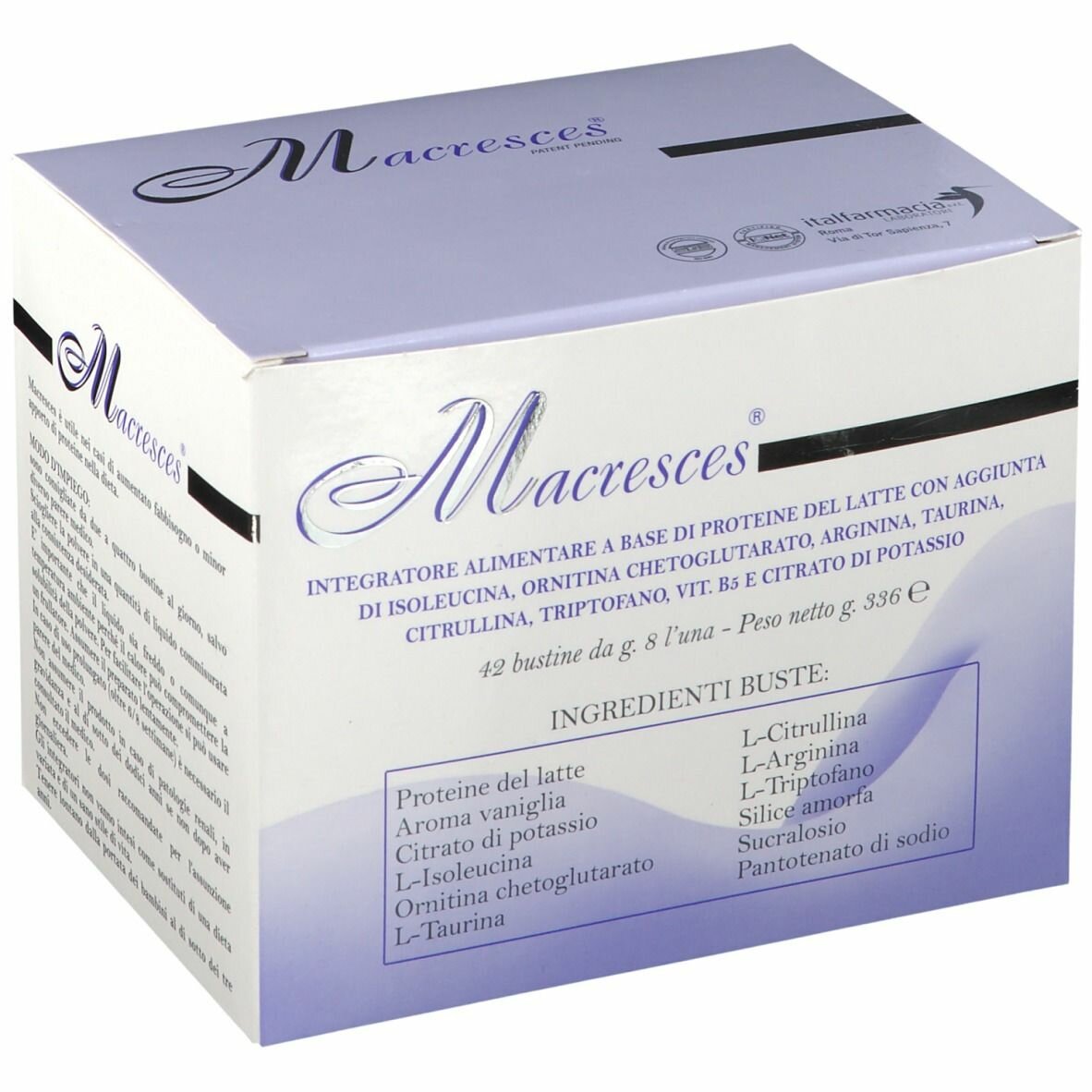 Macresces 42 bustine 336 g