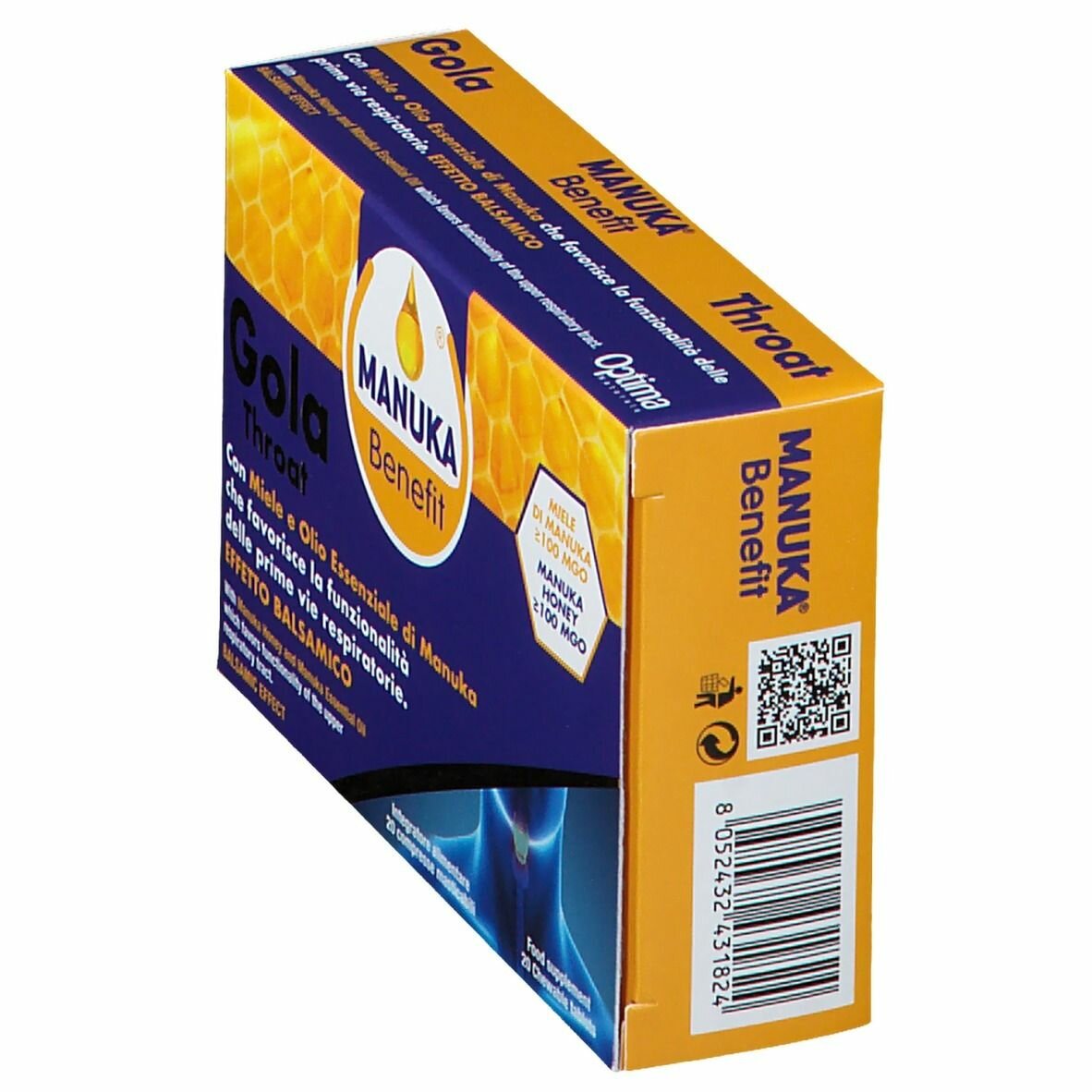 Manuka benefit gola thro 20cpr