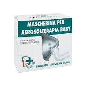 Maschera pediatrica. ricambio per aerosolterapia