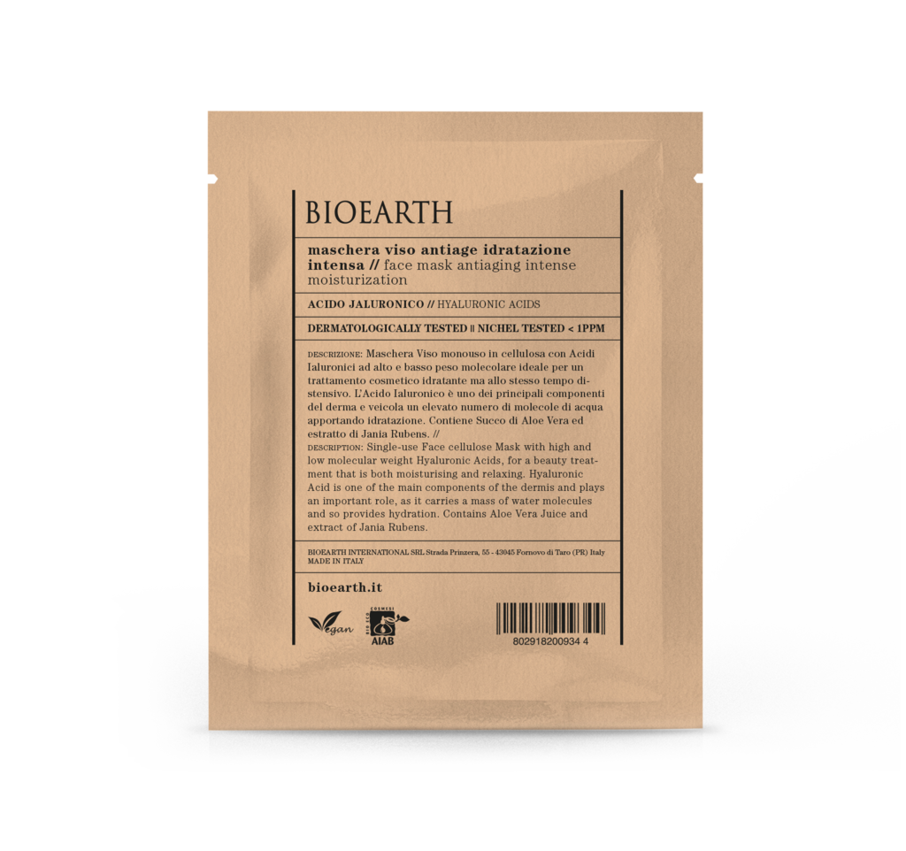 Maschera viso a/age idratante int