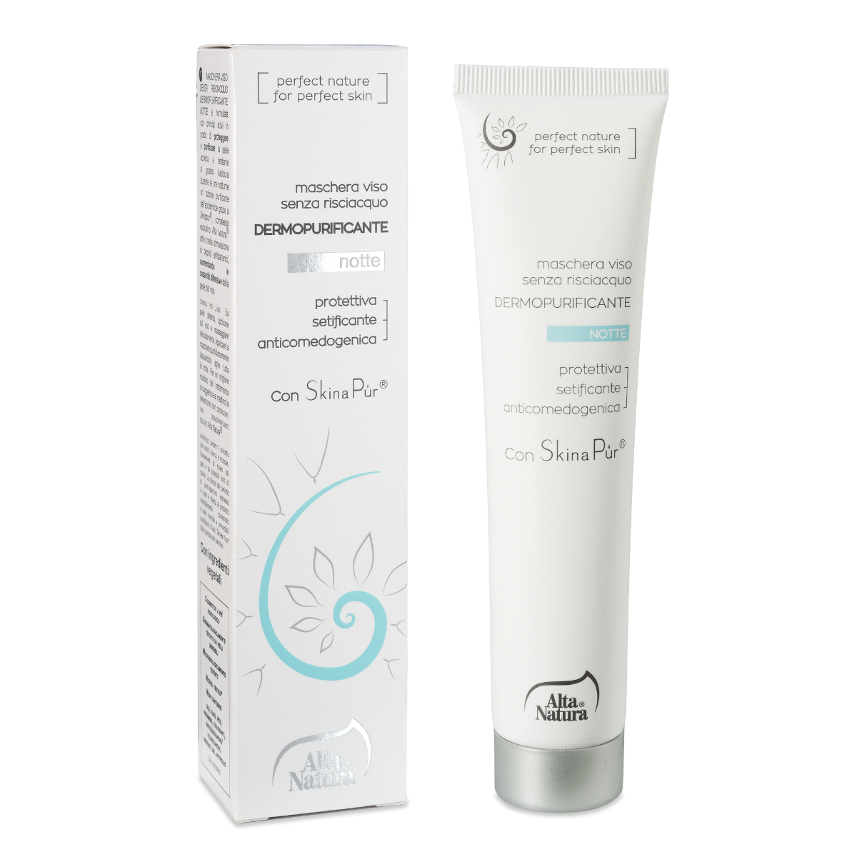 Maschera viso dermopurif notte