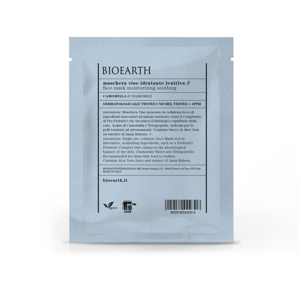 Maschera viso idratante lenitivo camom