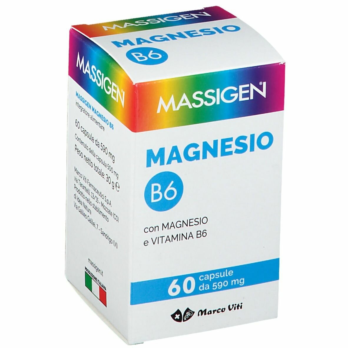 Massigen magnesio b6 60 capsule