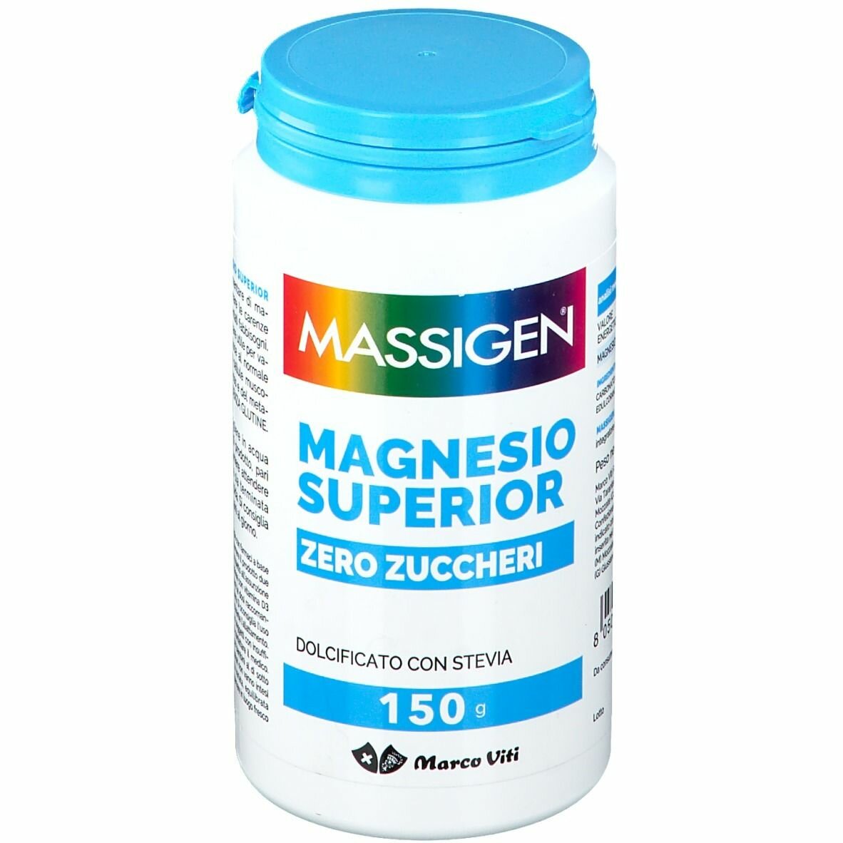 Massigen magnesio superior zero zuccheri 150 g
