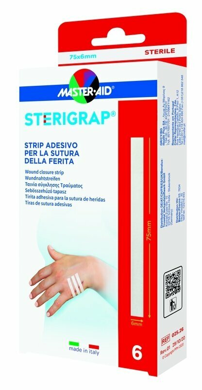 Master aid sterigrap str75x6mm