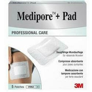 Medicazione medipore+pad 10x20cm 5pezzi