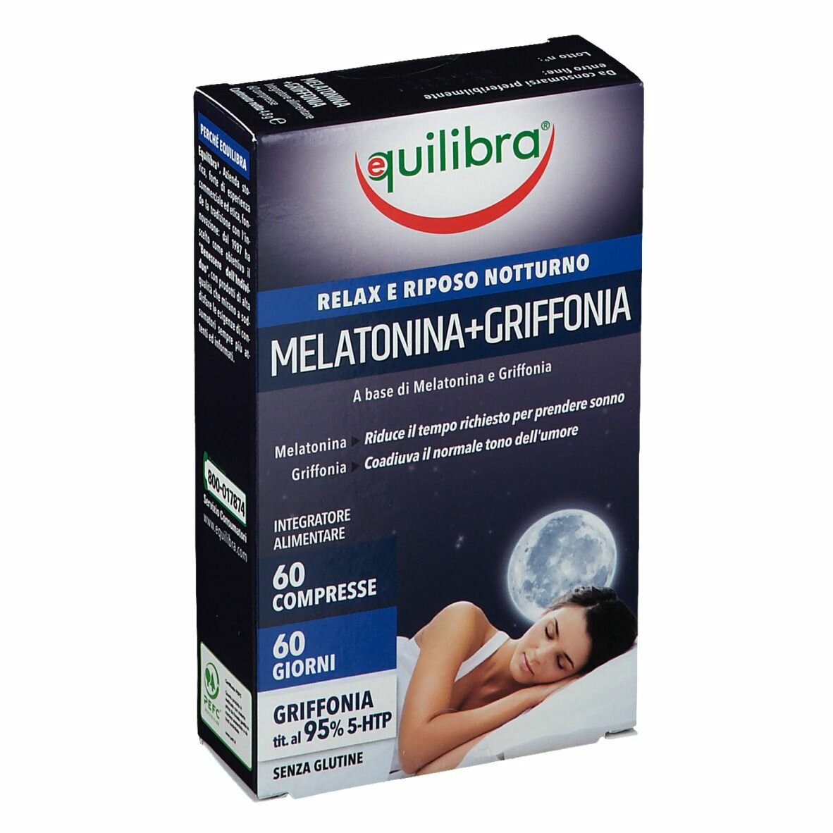 Melatonina + griffonia 60 compresse