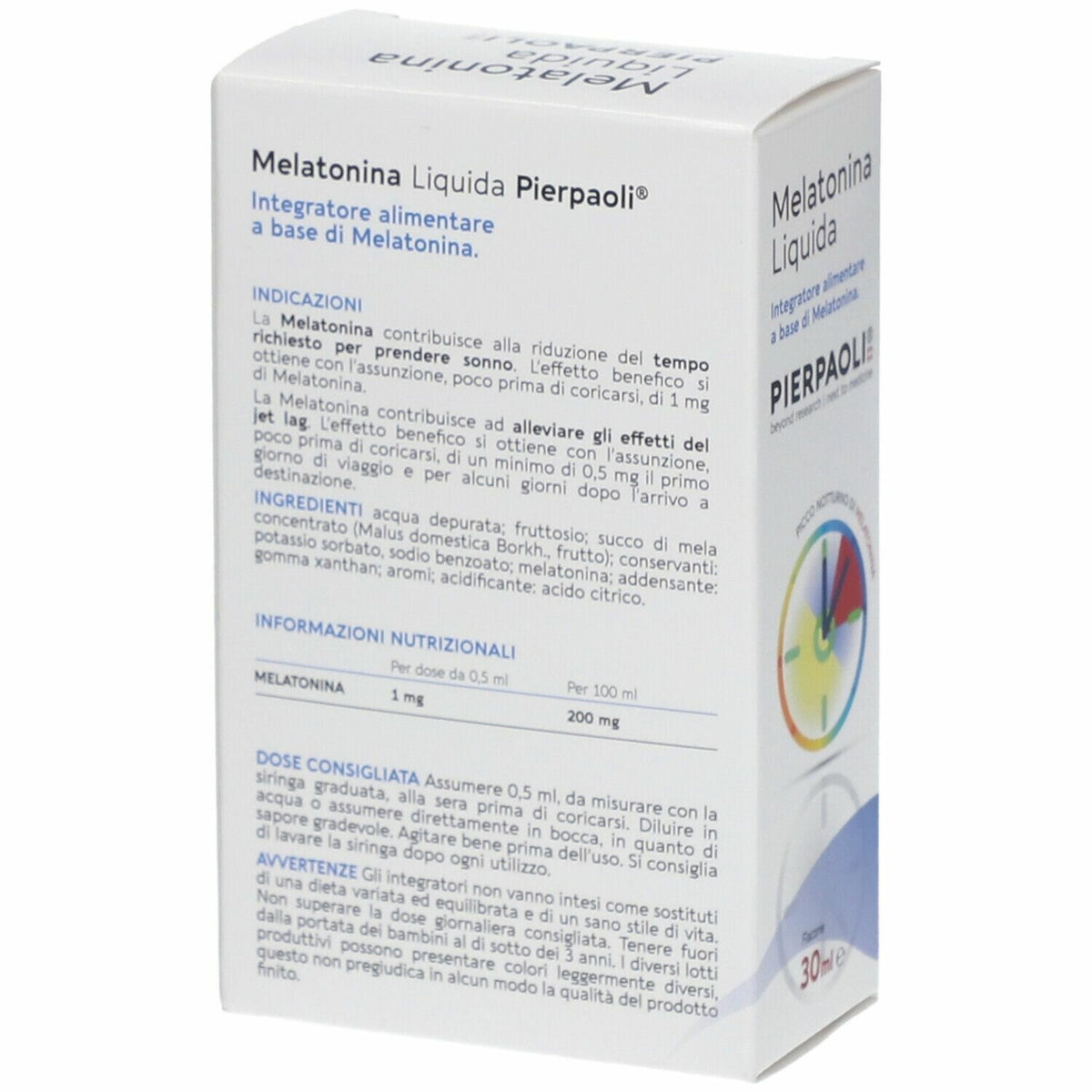 Melatonina liquida pierpaoli