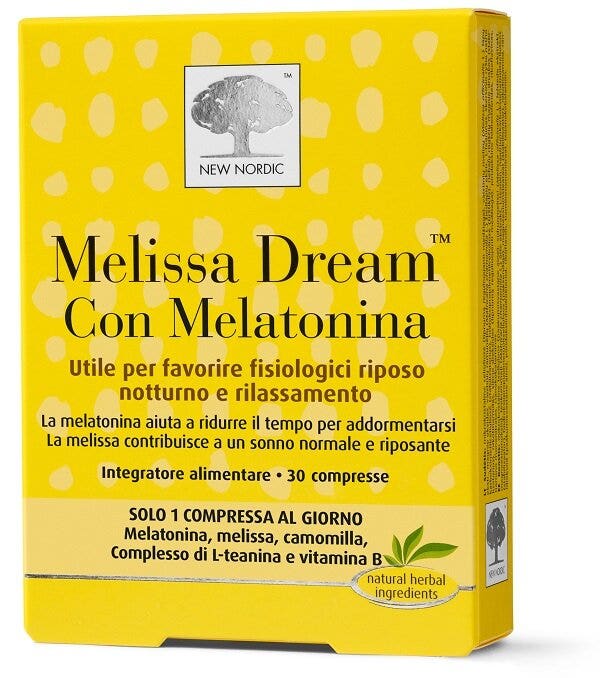 Melissa dream melatonina 30 compresse