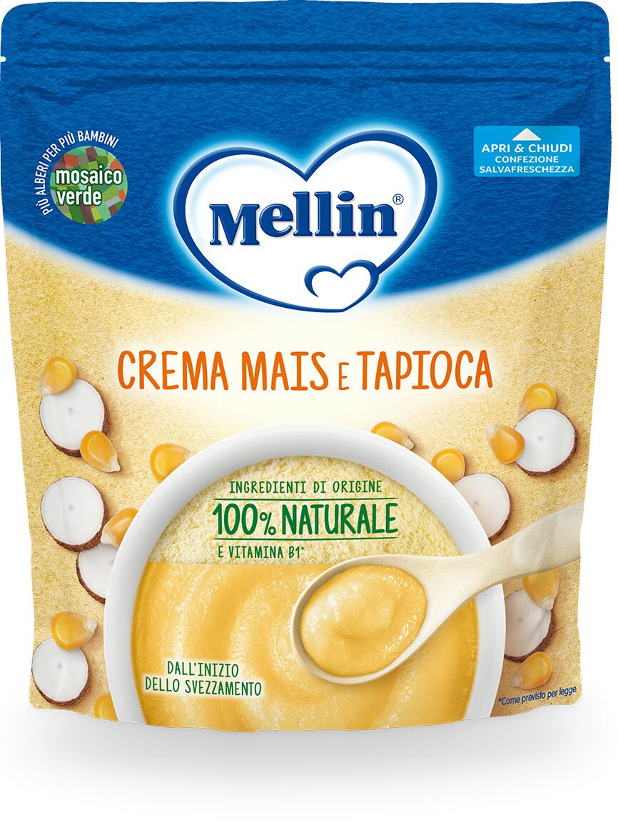 Mellin Crema Mais/Tapioca 200g 4Mesi+
