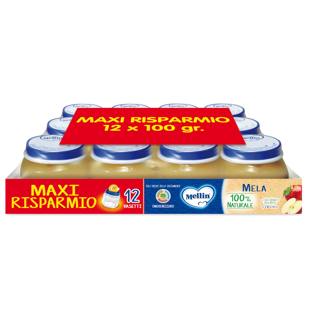 Mellin omog mela 12x100g