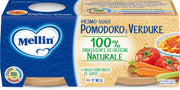 Mellin primo sugo pomodoro e verdure 2 vasetti da 80 g