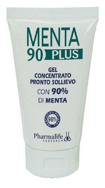 Menta 90 plus gel concentrato pronto sollievo con 90% di menta 75 ml