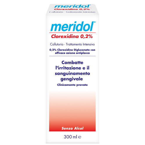 Meridol Collutorio con Clorexidina 0,2% Gengive Infiammate 300ml