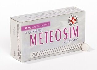 Meteosim 40 mg meteorismo 50 compresse masticabili