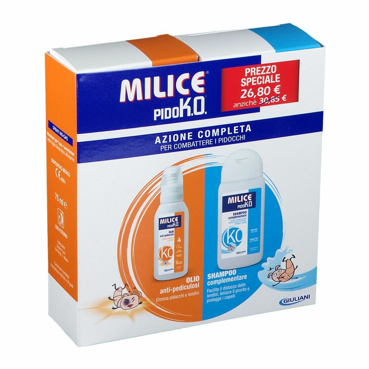 Milice pidoko promo olio antipediculosi + shampoo