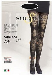 Miriam lace 70 collant fantasia nero 3-ml