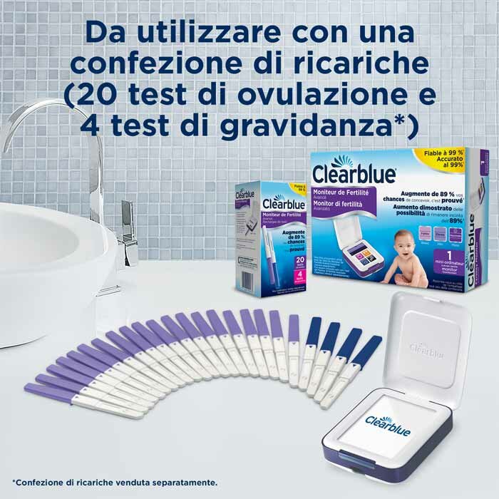 Monitor di fertilita' clearblue 1 pezzo