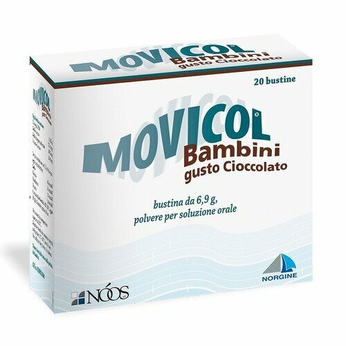 Movicol Bambini Cioccolato 20 Bustine da 6,9 g