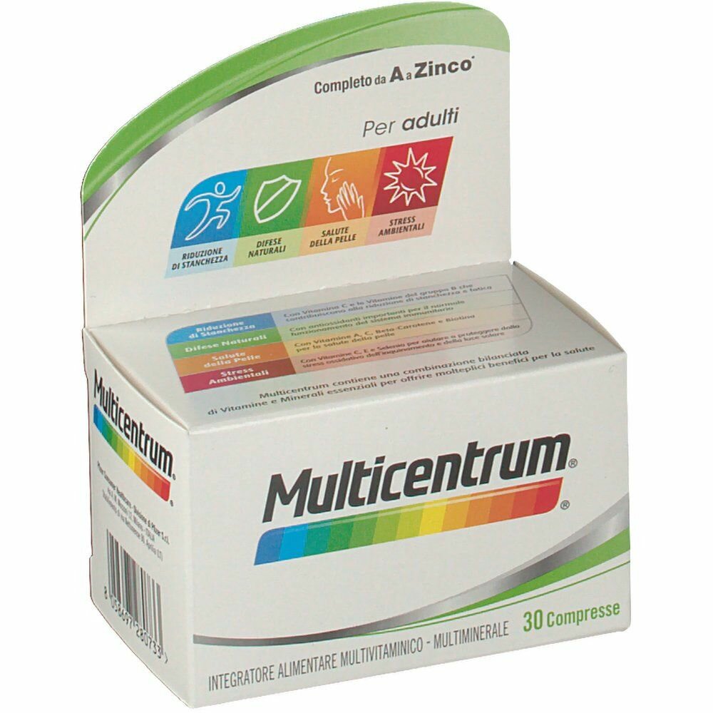 Multicentrum Adulti Integratore 30 compresse effervescenti