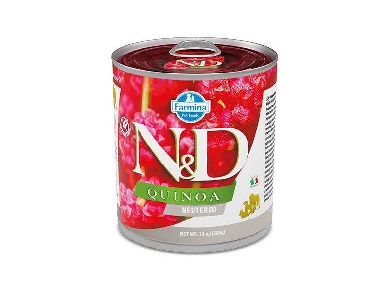 N&d dog quinoa neuter pork285g
