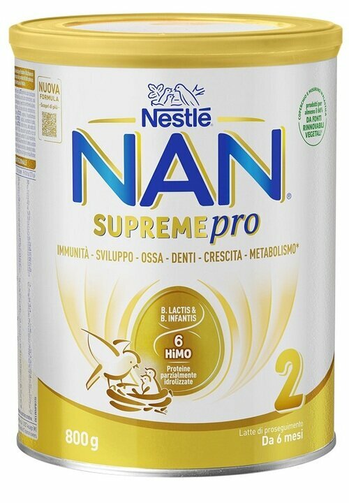 Nan supreme pro 2 latte di proseguimento 800g