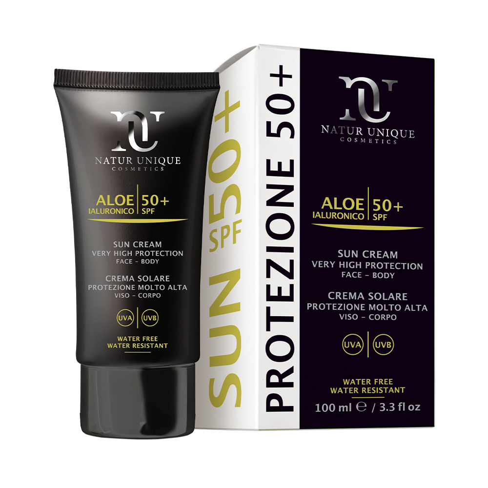 Natur unique crema soluzione spf50 viso