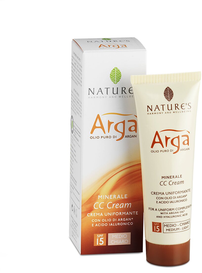 Nature's Argà Minerale CC Cream Viso Medio Scura SPF15 50ml