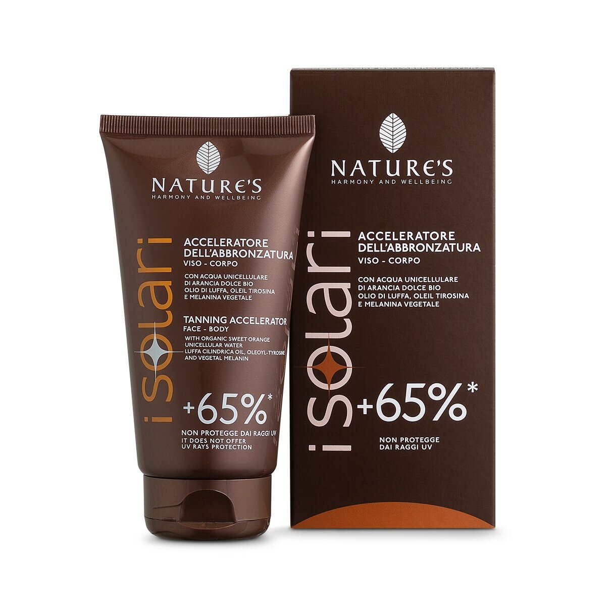 Natures i solari acceleratore dell'abbronzatura +65% 150 ml