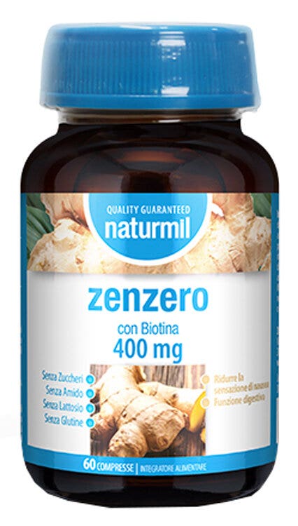 Naturmil zenzero 400mg 60 compresse