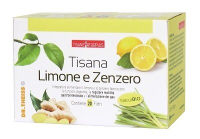 Naturplus tisana limone/zenzero 20 filtri